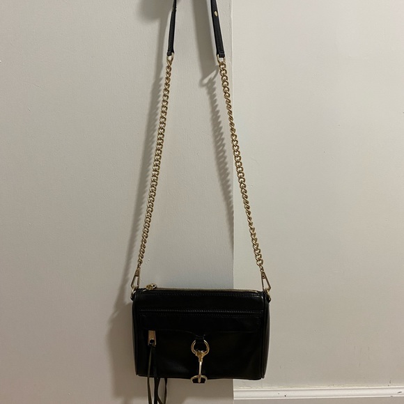 Rebecca Minkoff Black Leather MAC Crossbody Bag - Picture 2 of 2